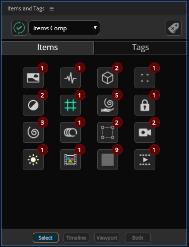 AE脚本|Items and Tags v1.2 Win/Mac+使用教程-AE图层智能选择过滤标签管理工具