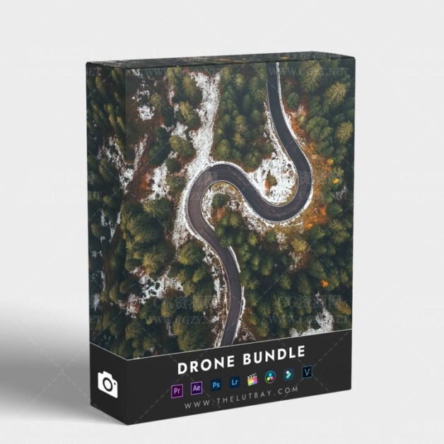 调色预设|113个无人机视频图片LUT调色预设-TheLutbay – DRONE BUNDLE