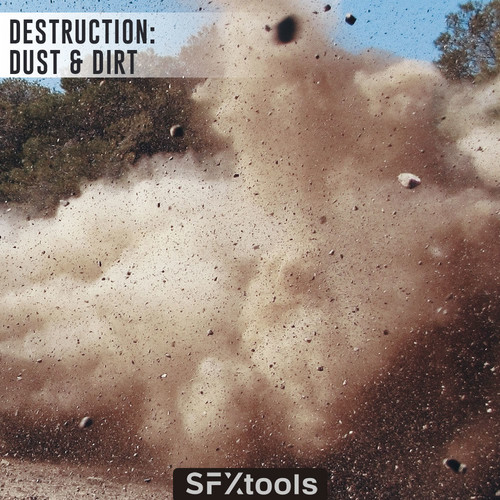 音效素材|52个沙子碎石跌落倒塌碰撞音效 SFXtools – Destruction Dust and Dirt