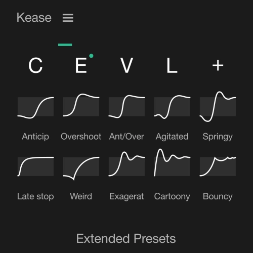 AE脚本|关键帧缓入缓出曲线调节动画工具 Kease v1.2.8 + 使用教程
